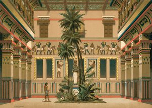 Courtyard of an Egyptian house